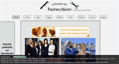 Desktop Screenshot of ilgiornaledelparrucchiere.com